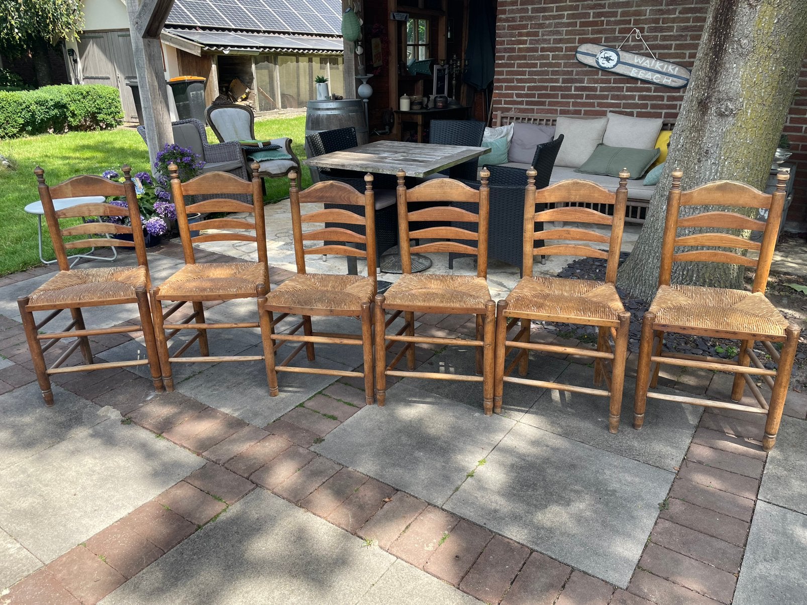 Eetkamerstoelen, Ophalen, Bruin, Boeren, Hout
