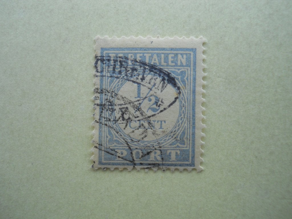 Nederland 1912 Portzegel NvphP44 stempel Afgeschreven-Neuzen, Postzegels en Munten, Ophalen of Verzenden, T/m 1940, Gestempeld