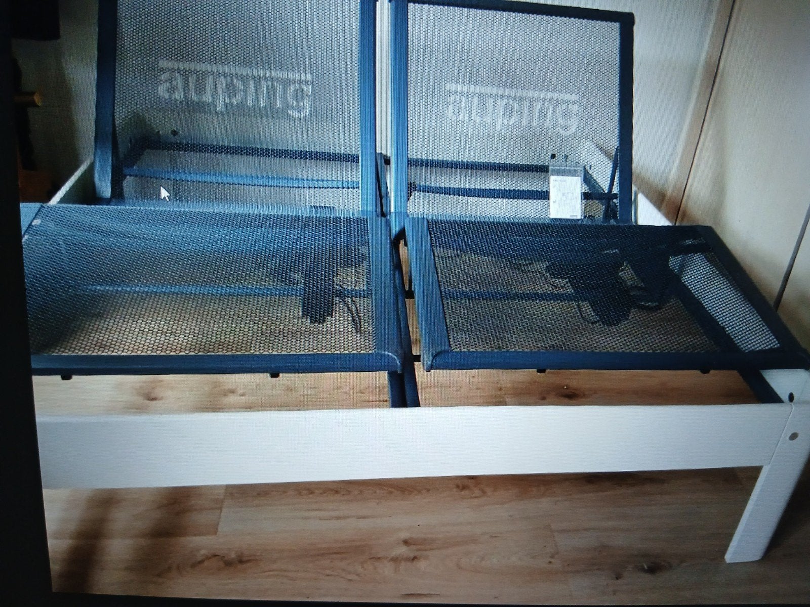 Auping auronde 2000 hoog model vol elektrisch, Huis en Inrichting, Wit, Tweepersoons, Ophalen of Verzenden, 180 cm