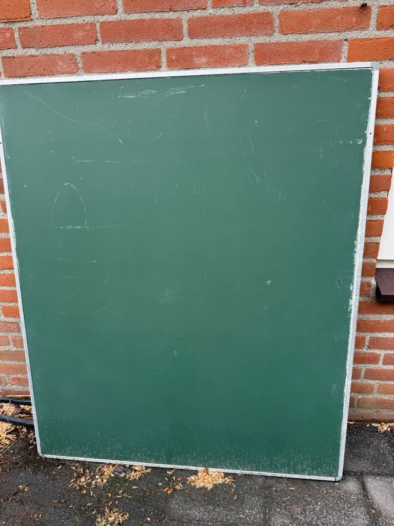 Groot krijtbord 100cm x 120cm, Diversen, Schoolborden, Ophalen, Gebruikt, Krijtbord