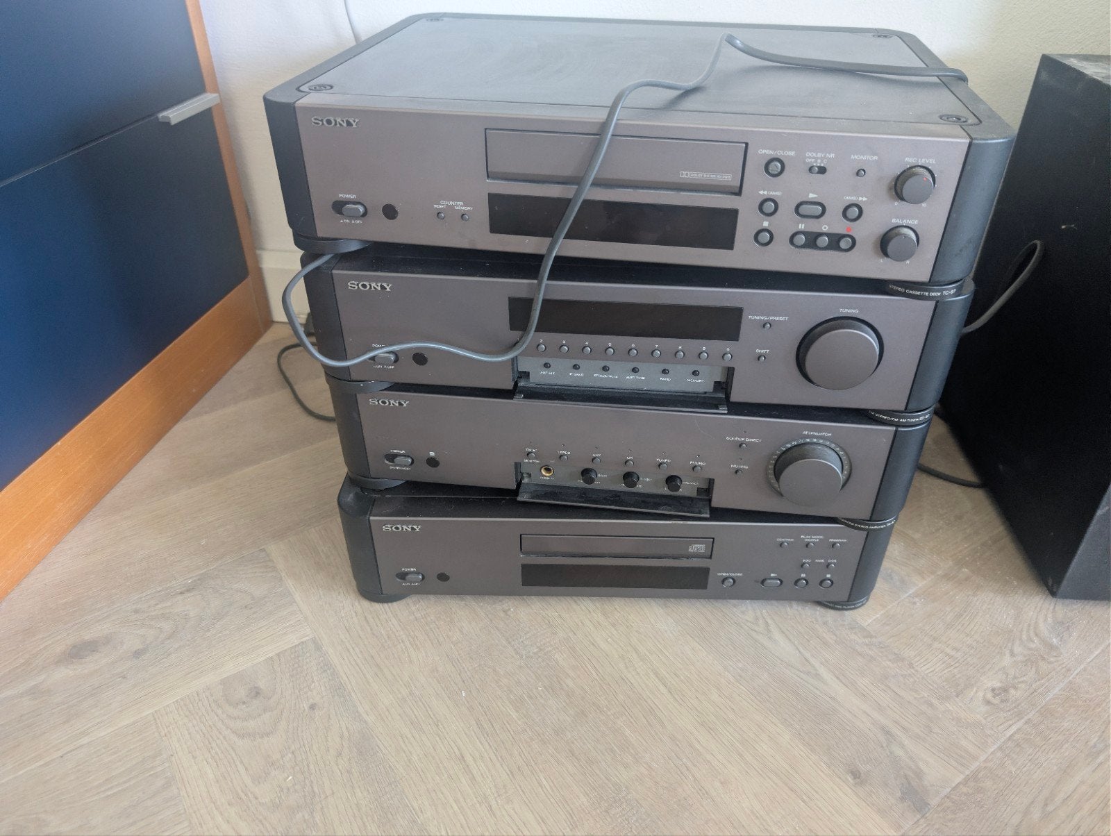 Sony Scenario S7 Hifi Set - Voor reparatie of liefhebber, Ophalen, Losse componenten, Cassettedeck, Sony