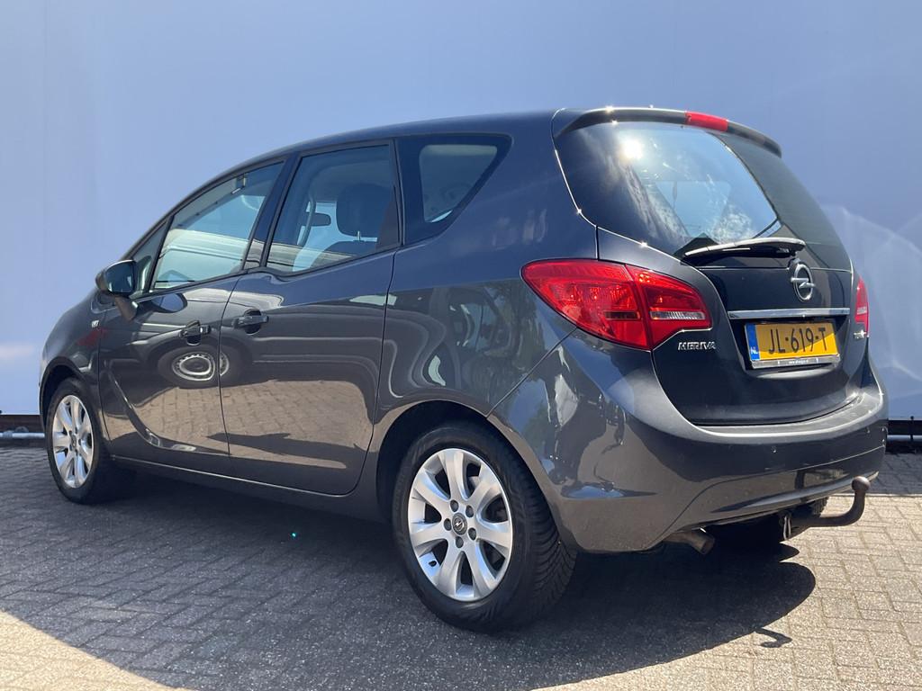 Opel Meriva 1.4 Turbo Cosmo Trekhaak Cruise Hoogzitter Voll., Auto's, Voorwielaandrijving, Euro 5, Gebruikt, 680 kg