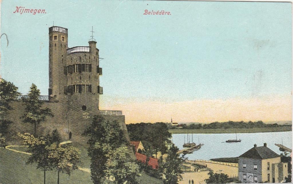 nijmegen- belvedere, Ophalen of Verzenden, Voor 1920, Gelderland