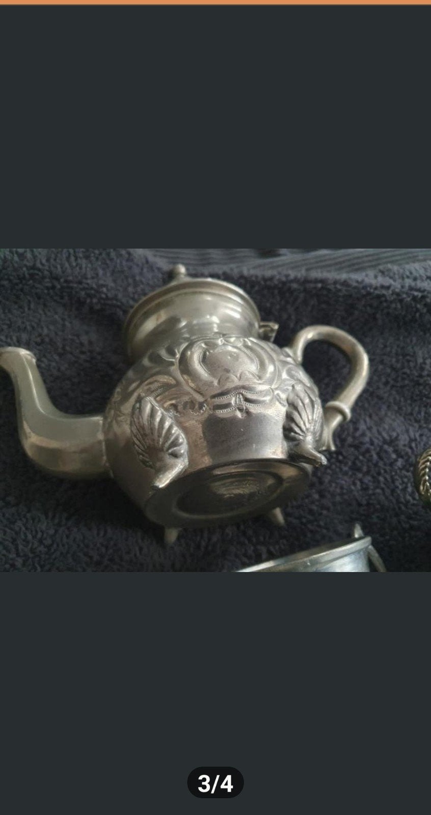 Vintage Marokkaanse theepot - Theieres El-Afrah, Ophalen of Verzenden