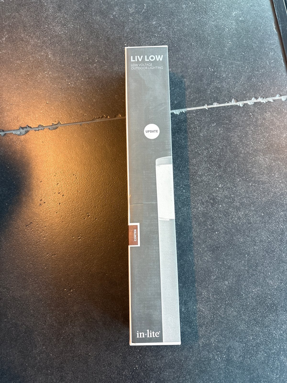Inlite Liv & Liv Low Corten Kleur Buitenverlichting, Ophalen of Verzenden, Nieuw, Overige materialen