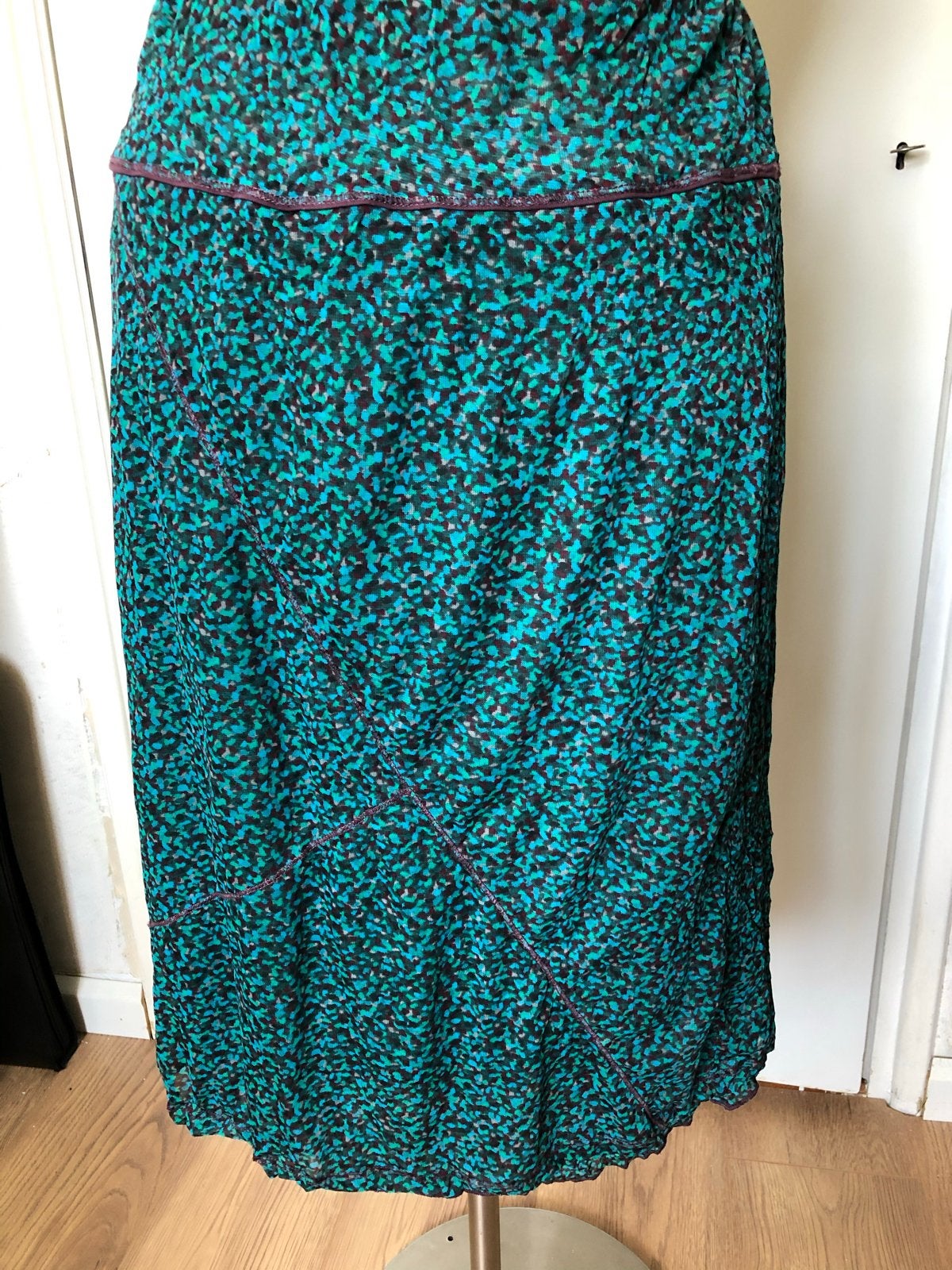 SANDWICH  rok maat M, groen/blauw/zwart patroon, Kleding | Dames, Maat 38/40 (M), Meerkleurig, Ophalen of Verzenden, Zo goed als nieuw
