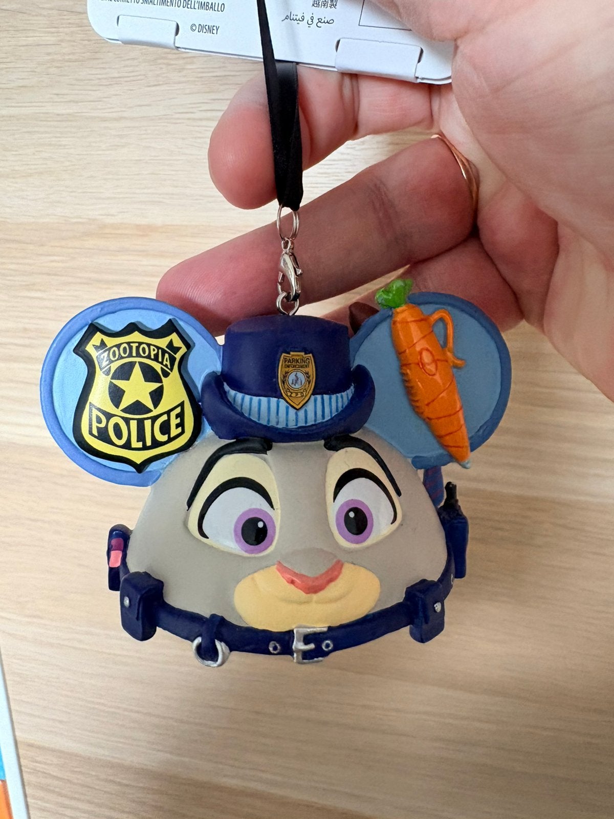Disney sketchbook zootopia judy ornament, Ophalen of Verzenden, Overige figuren, Zo goed als nieuw, Beeldje of Figuurtje