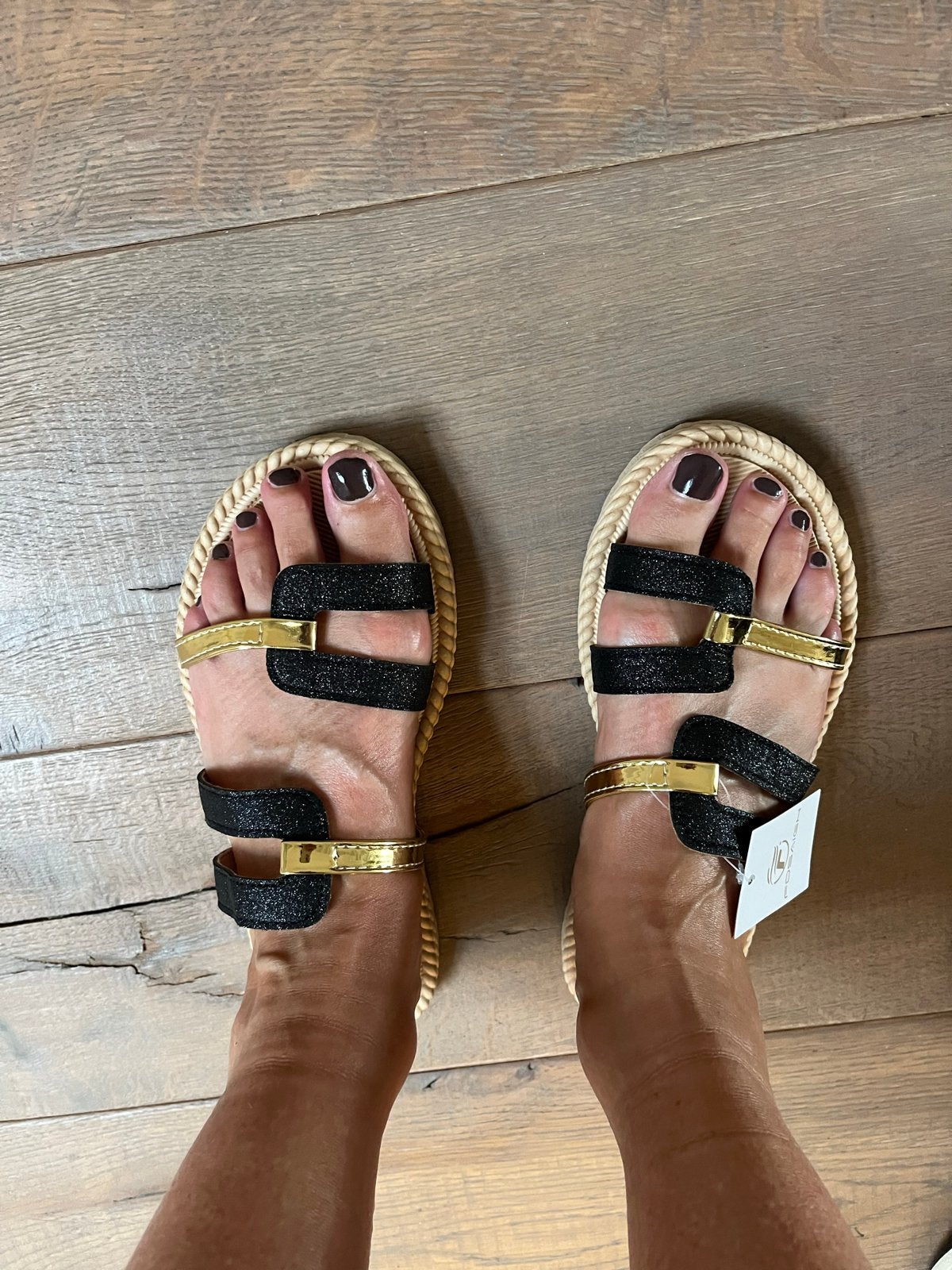 Nieuwe lichte slippers maat 38, Ophalen of Verzenden, Nieuw, Zwart, Slippers