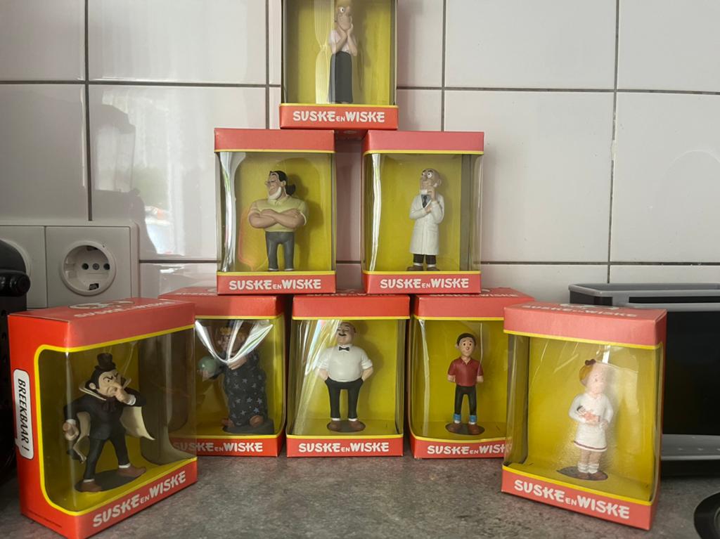 Suske en Wiske poppetjes, Verzamelen, Beelden en Beeldjes, Ophalen, Zo goed als nieuw, Overige typen