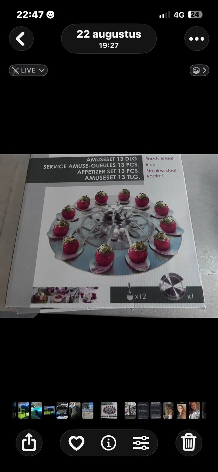 Amuse set, Ophalen of Verzenden, Nieuw