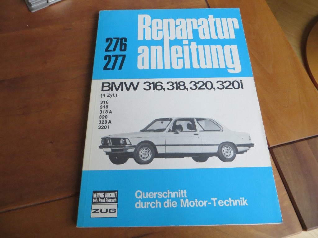 Reparaturanleitung vraagbaak BMW 3-serie E21 4-cyl. 1975-77, Ophalen of Verzenden