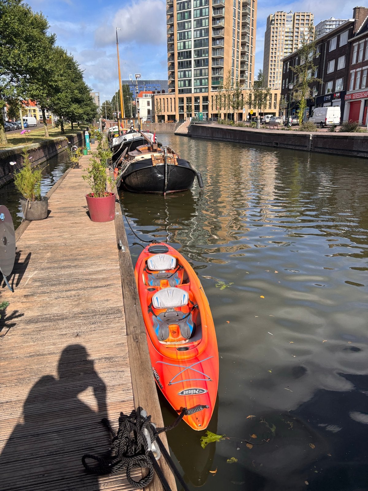 Pelican Argo 136x Tweepersoons Kajak met Twee Peddels, Ophalen, Gebruikt, 2-persoons