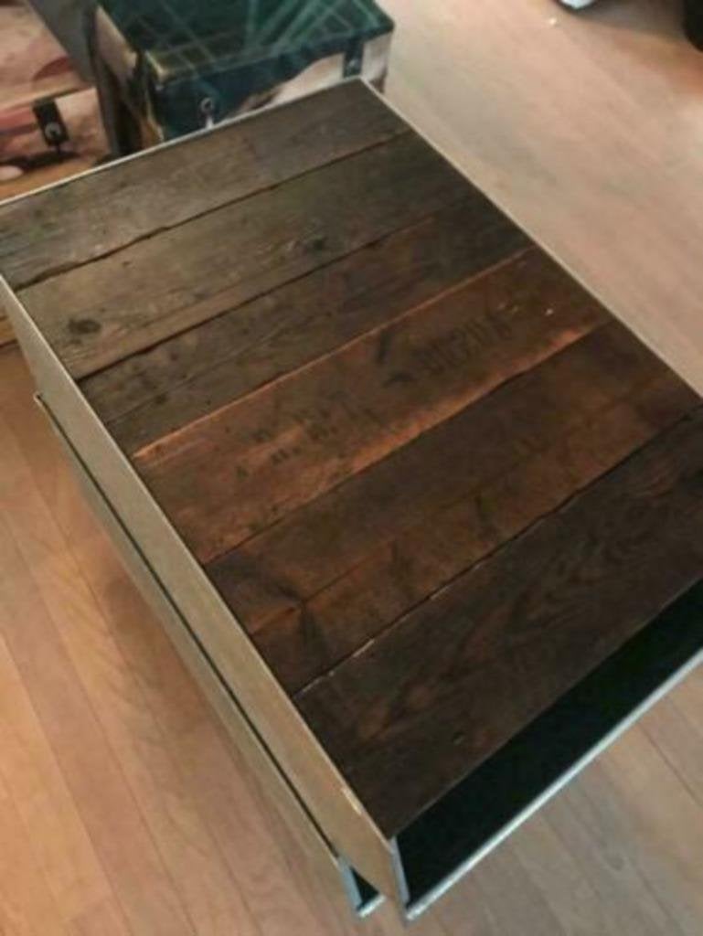 Stalen ( zinken ) industriële bakken 30x40x60 kast Bullinga, Ophalen of Verzenden, Gebruikt