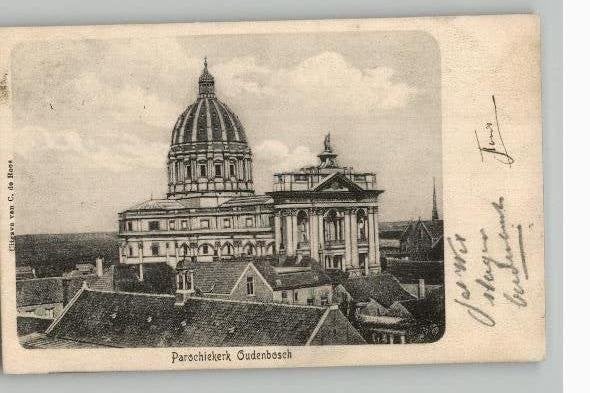 Oudenbosch Parochiekerk / basiliek  st 1903, Verzenden, Voor 1920, Gelopen, Noord-Brabant