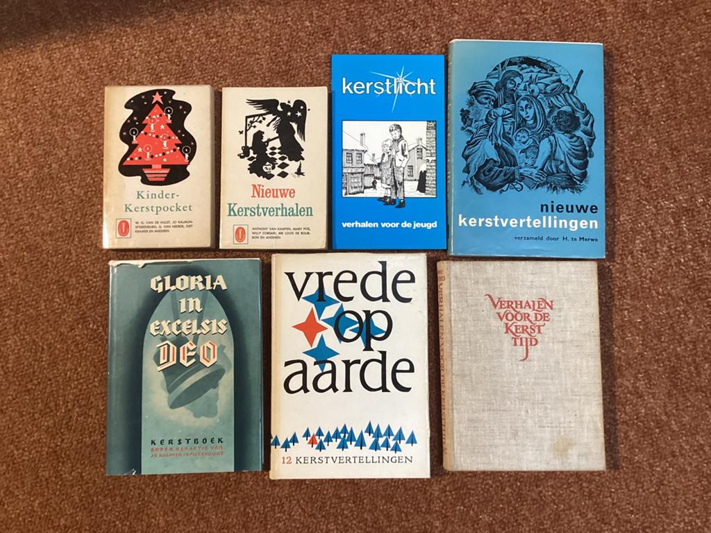Vintage boeken met kerst vertellingen, Boeken, Kinderboeken | Jeugd | onder 10 jaar, Ophalen of Verzenden, Gelezen, Fictie algemeen