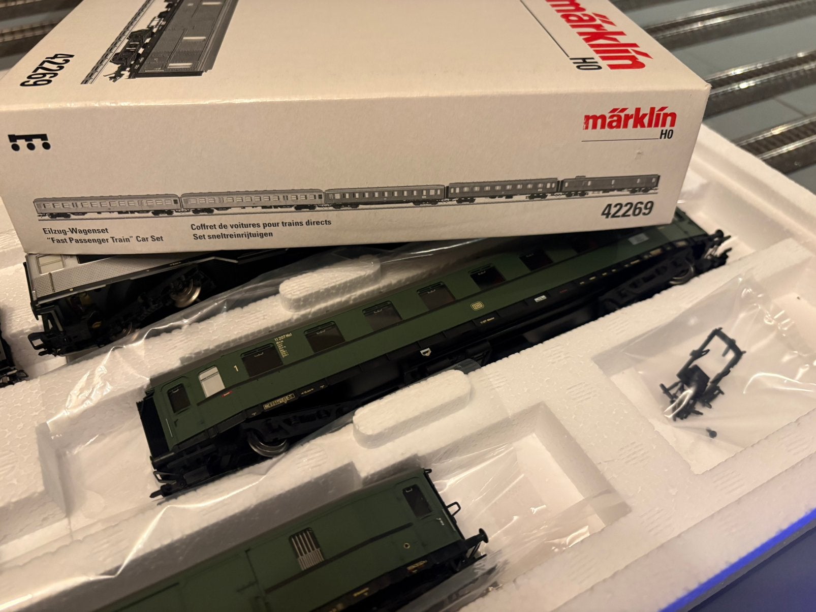 Marklin 42269 Zeer mooie rijtuigen set z,g,a,nw, Hobby en Vrije tijd, Wisselstroom, Wagon, Ophalen of Verzenden, Zo goed als nieuw
