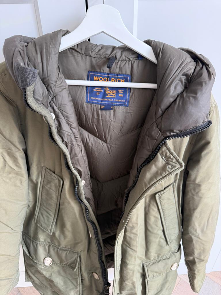 Woolrich jas, Ophalen of Verzenden, Gedragen, Maat 48/50 (M), Groen