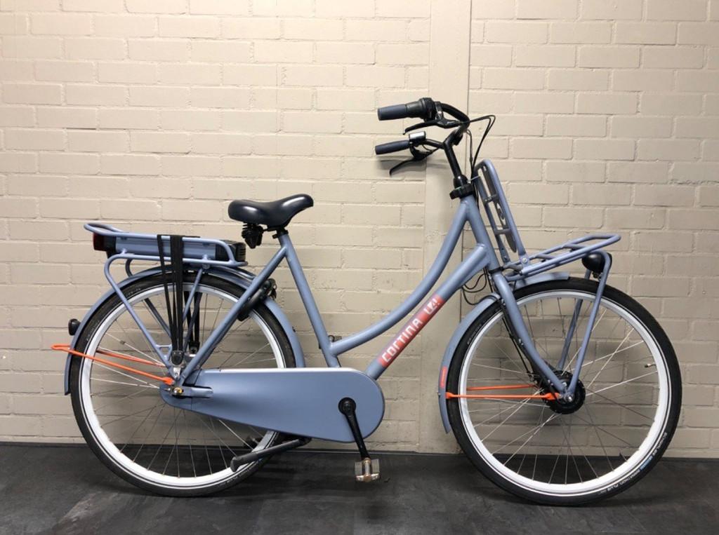 CORTINA E-U4 Transport Dames Stone Grey Matt 57cm 2024, Gebruikt, -, - 0
-, NL, Cortina