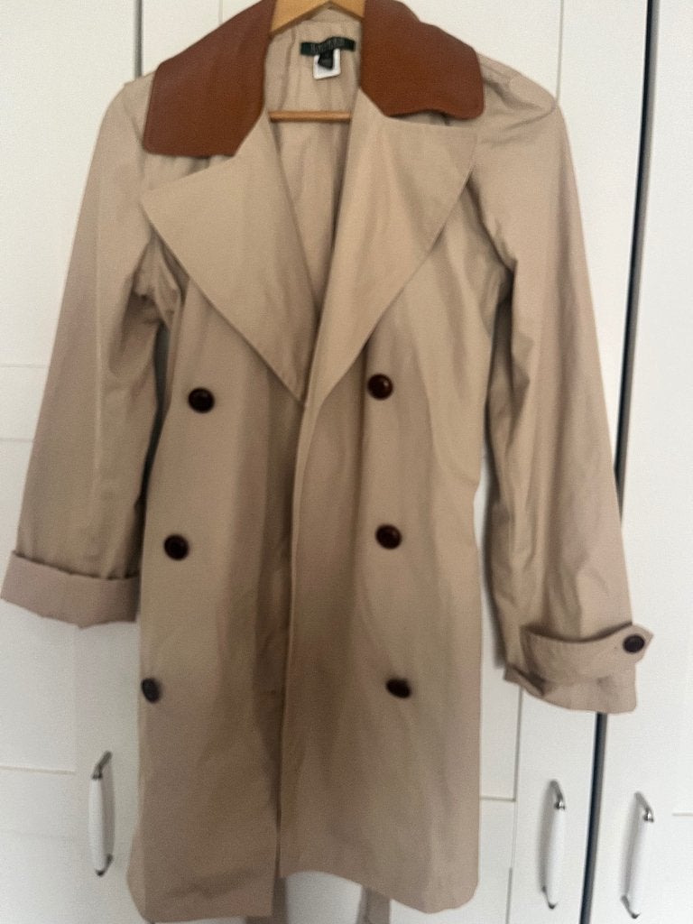 Ralph Lauren trenchcoats, Kleding | Dames, Ophalen, Beige, Zo goed als nieuw, Ralph Lauren