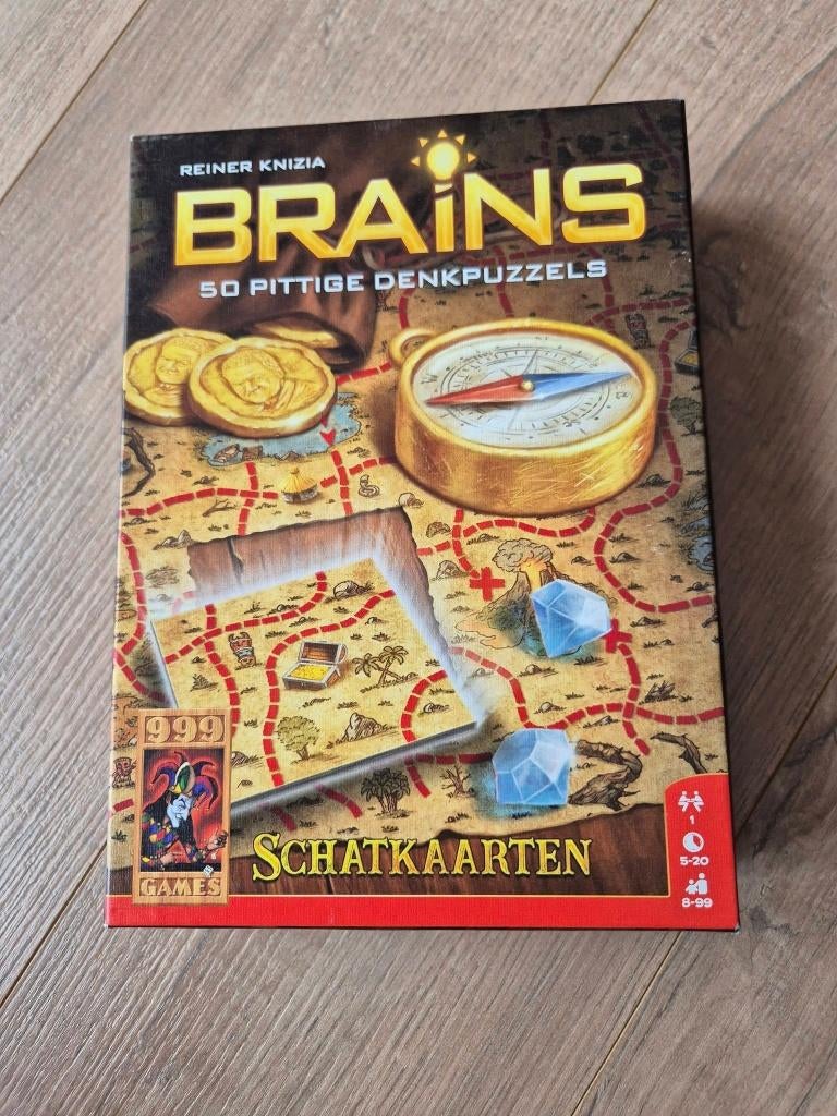 brains schatkaarten - breinbrekers, Ophalen of Verzenden, Zo goed als nieuw