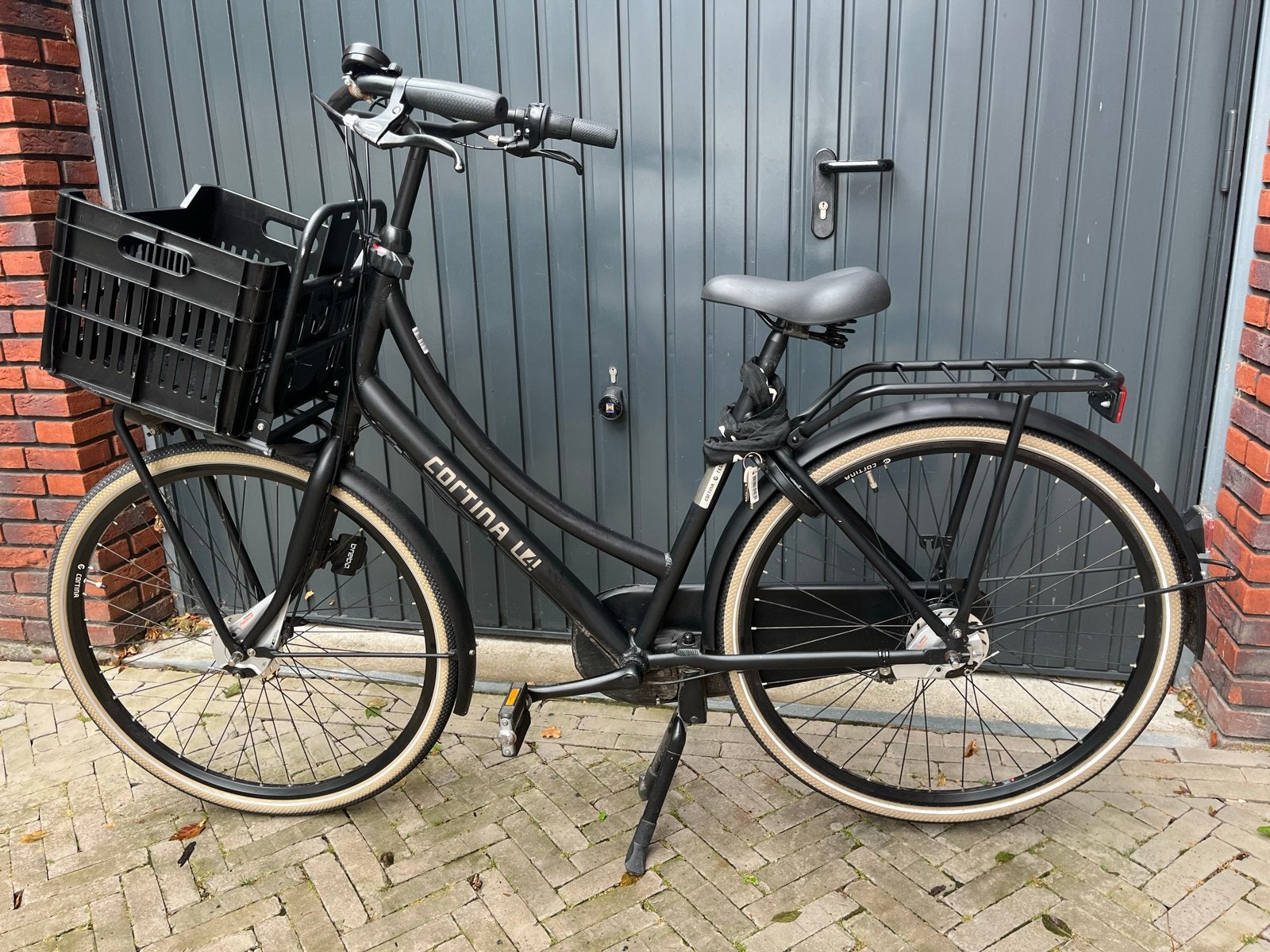 Cortina U4 Transportfiets - Zwart, Zo goed als nieuw, (Extra) lage instap, Zo goed als nieuw, 50 tot 53 cm, Trommelrem