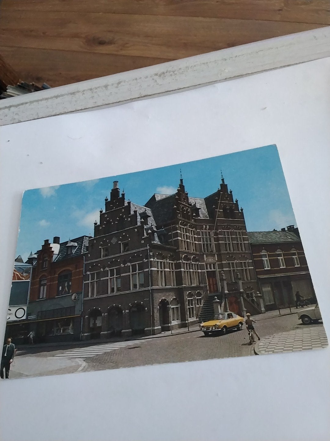 Oude ansichtkaart Venray Gemeentehuis -, Verzamelen, Ansichtkaarten | Nederland, Ophalen of Verzenden, 1960 tot 1980, Gelopen