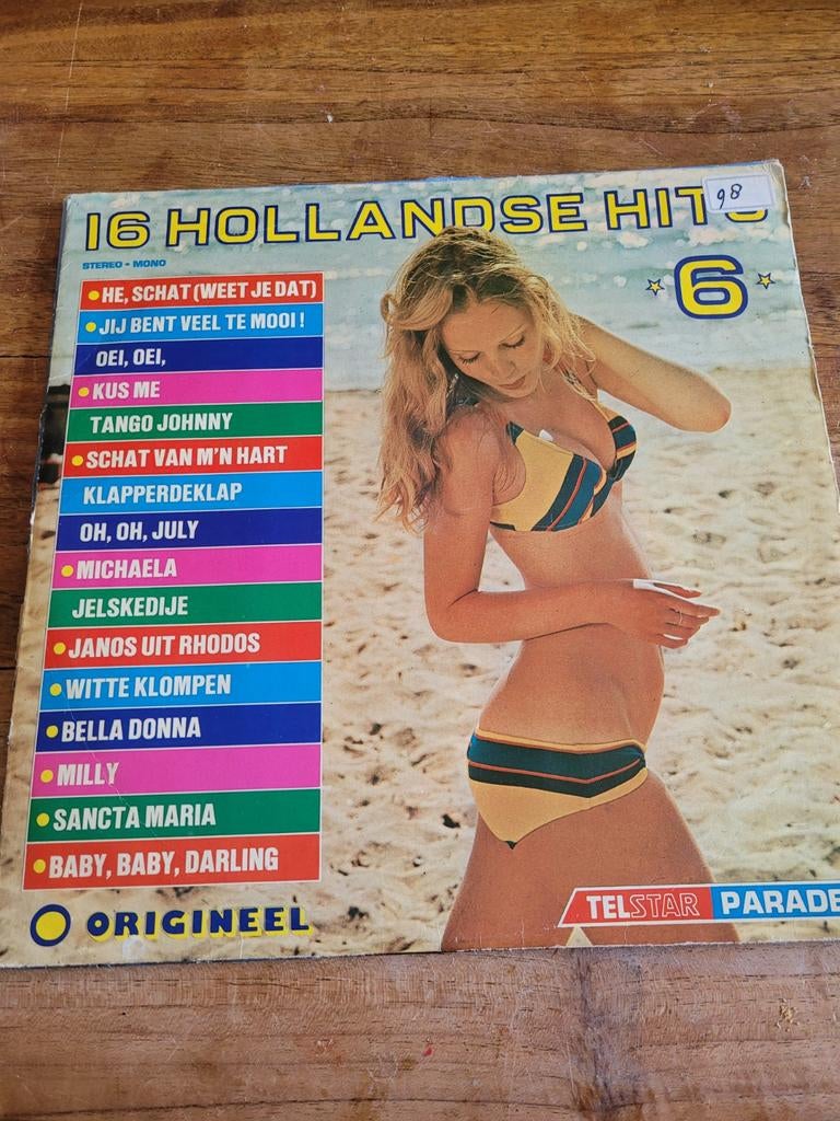 16 hollandse hits 6, Cd's en Dvd's, Vinyl | Nederlandstalig, Ophalen of Verzenden, Zo goed als nieuw, Overige formaten, Levenslied of Smartlap