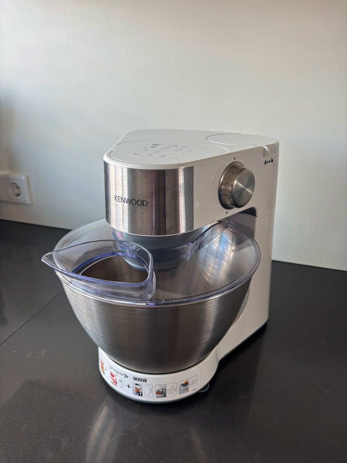 Kenwood Prospero KM280 Keukenmachine met accessoires, 2 tot 3 liter, Ophalen, Nieuw, 3 snelheden of meer