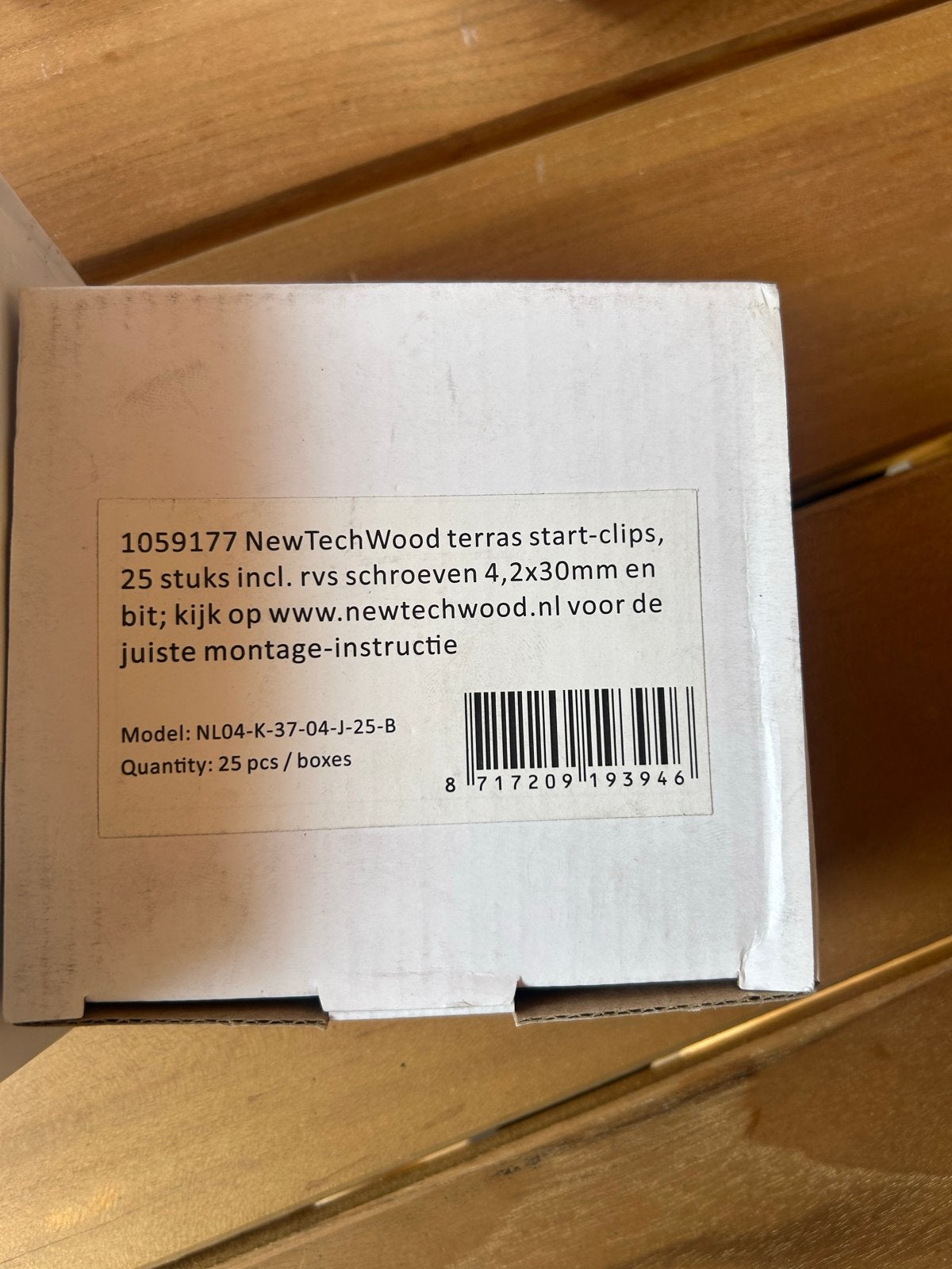 Newtechwood terras start clips, Ophalen of Verzenden, Nieuw, Overige materialen
