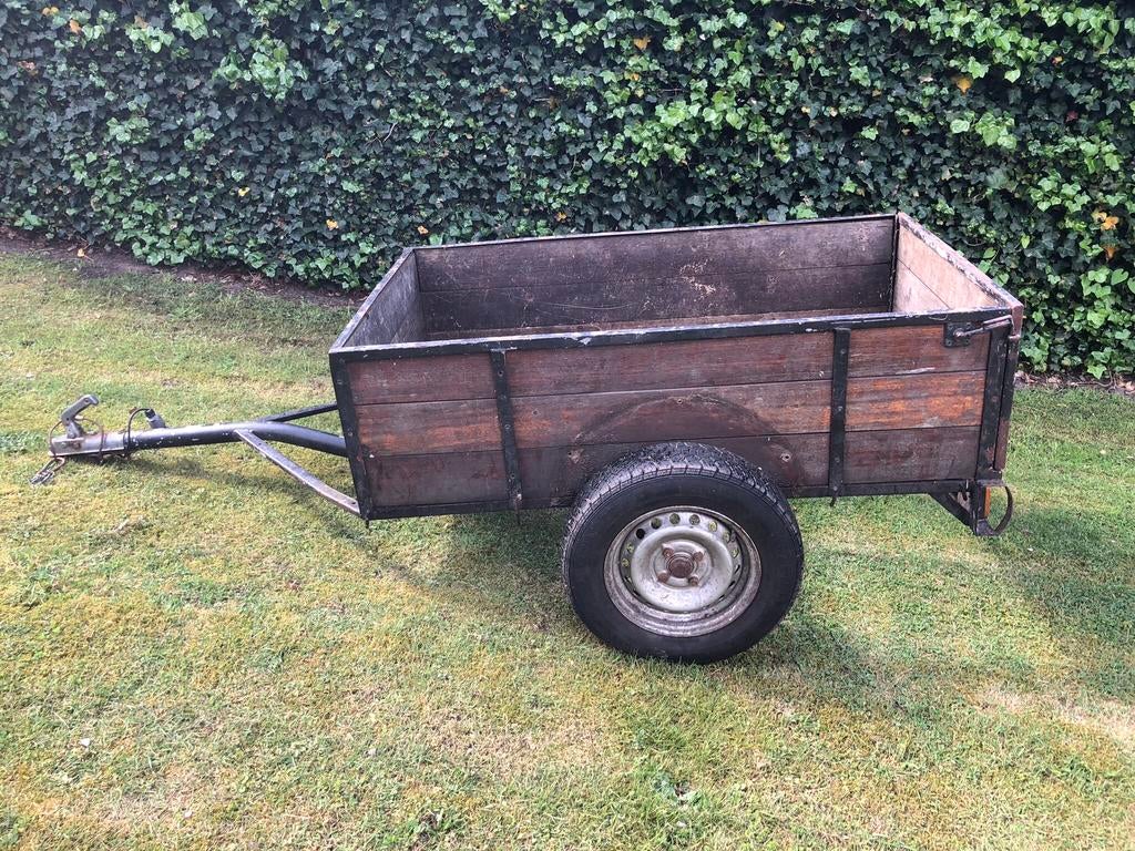Aanhanger met een beetje werk, Ophalen of Verzenden, Gebruikt