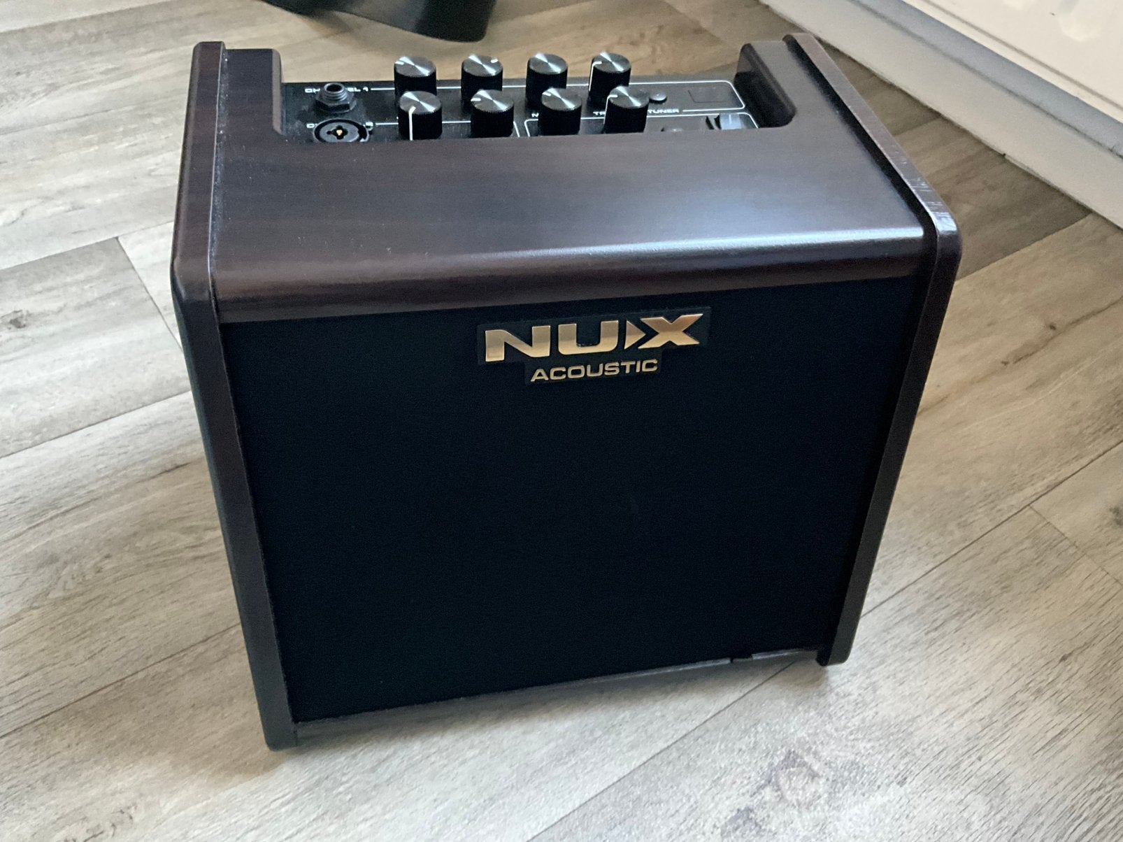 Nux AC-25 Akoestische versterker, Ophalen of Verzenden, Zo goed als nieuw, Minder dan 50 watt