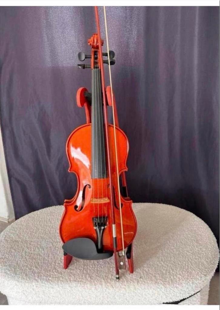 Nieuwe 4/4 Viool Complete Set voor Beginners & Gevorderden, Muziek en Instrumenten, Ophalen of Verzenden, 4/4-viool, Met koffer