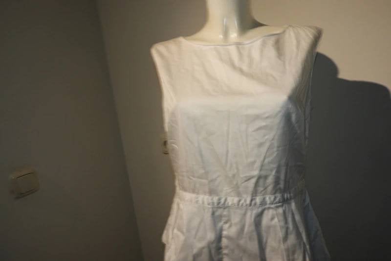 Ralph Lauren witte blouse top onderkant iets uitlopend 10/40, Maat 38/40 (M), Verzenden, Wit, Zo goed als nieuw