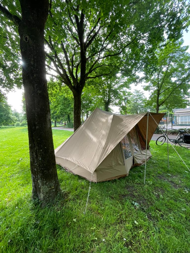 ESVO piramide tent lichtgewicht katoen, Ophalen, Zo goed als nieuw, Tot en met 2
