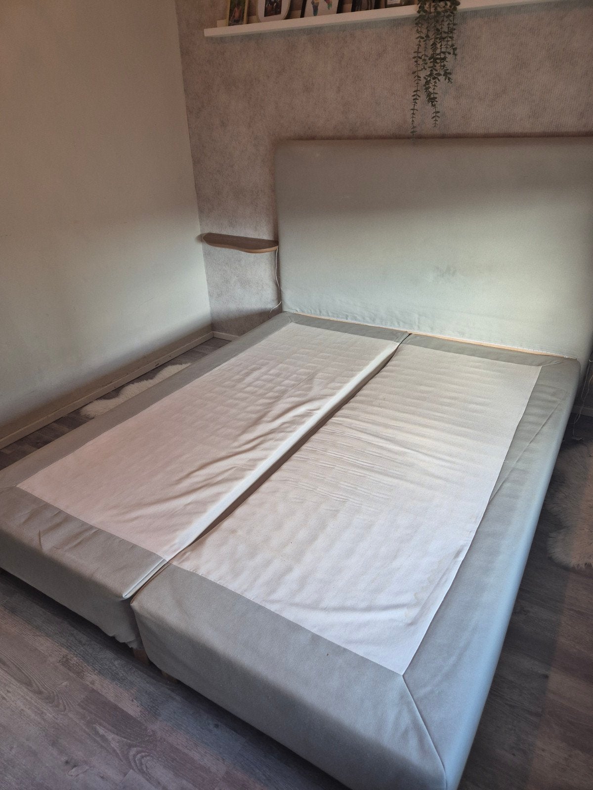 IKEA Lauvik Boxspring 160x200 - snel ophalen!, Ophalen, Gebruikt, Tweepersoons, 200 cm