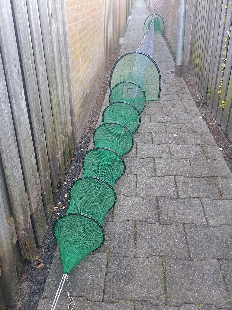 Schietfuiken dubbele fuiken pe fuik, Ophalen, Nieuw, Net of Fuik