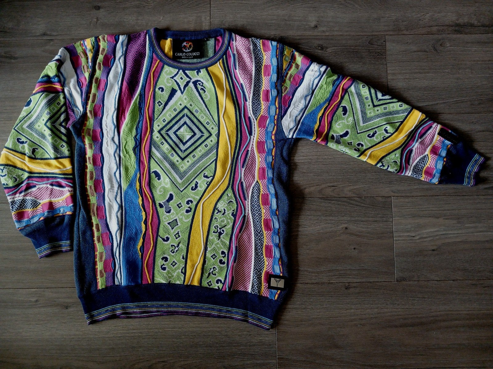 Carlo colucci trui maat L, Kleding | Heren, Truien en Vesten, Ophalen, Gedragen