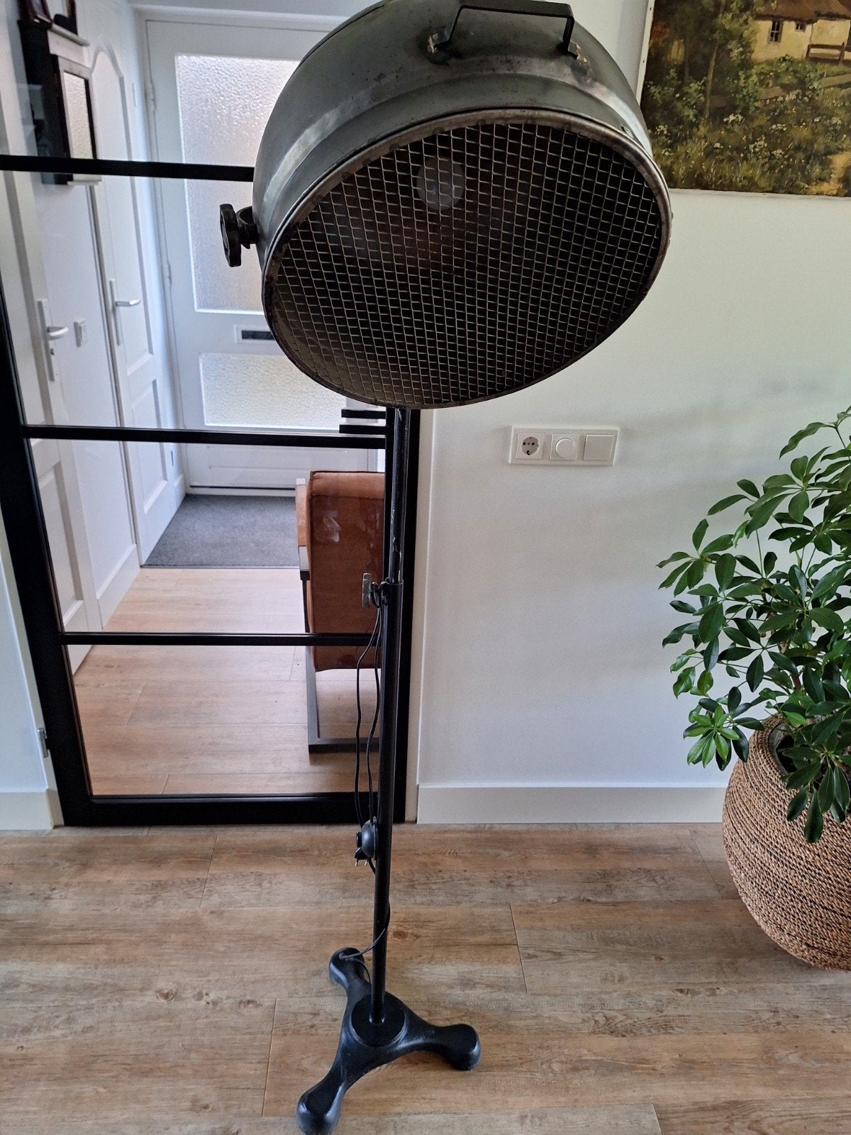 staande lamp, Ophalen, Zo goed als nieuw, Industriële, Metaal