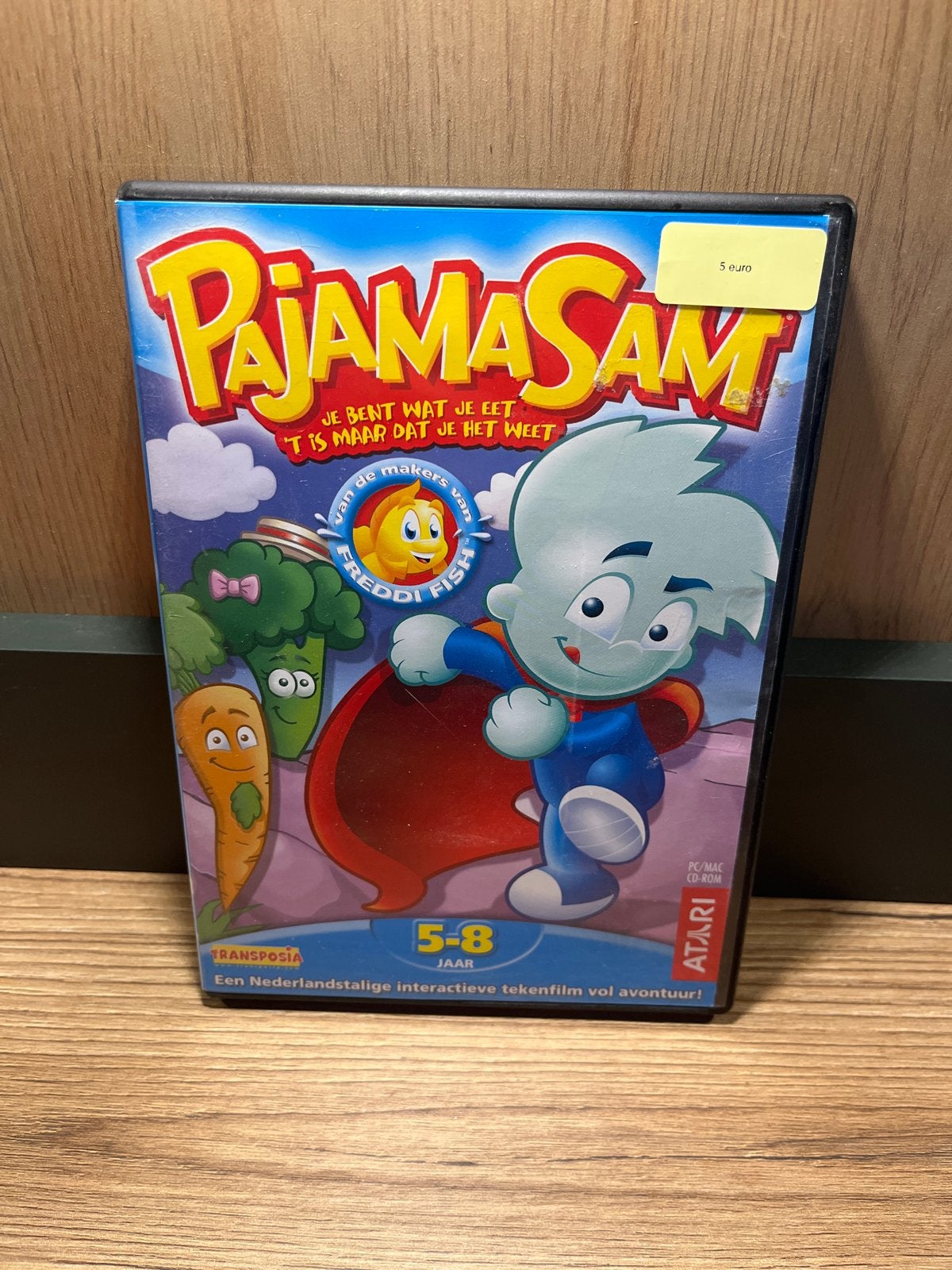 Pajama Sam: Je bent wat je eet - PC/MAC CD-ROM, Avontuur en Actie, Gebruikt, 1 speler, Ophalen of Verzenden