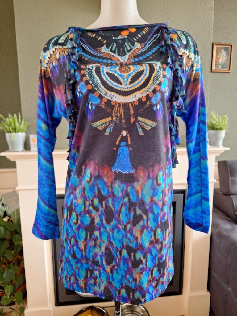Antik Batik prachtige top S 38 M, Kleding | Dames, Maat 38/40 (M), Zo goed als nieuw, Lange mouw, Antik Batik