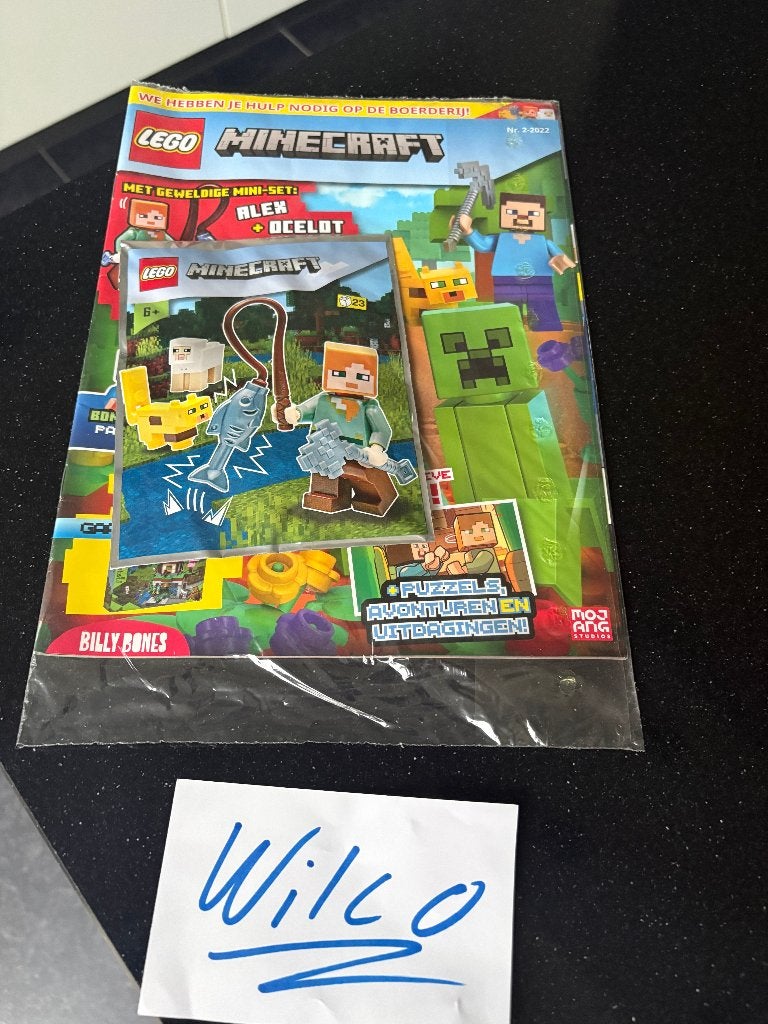 LEGO Minecraft - 662103 - Alex with Ocelot, Minecraft, Lego, Nieuw, Ophalen of Verzenden