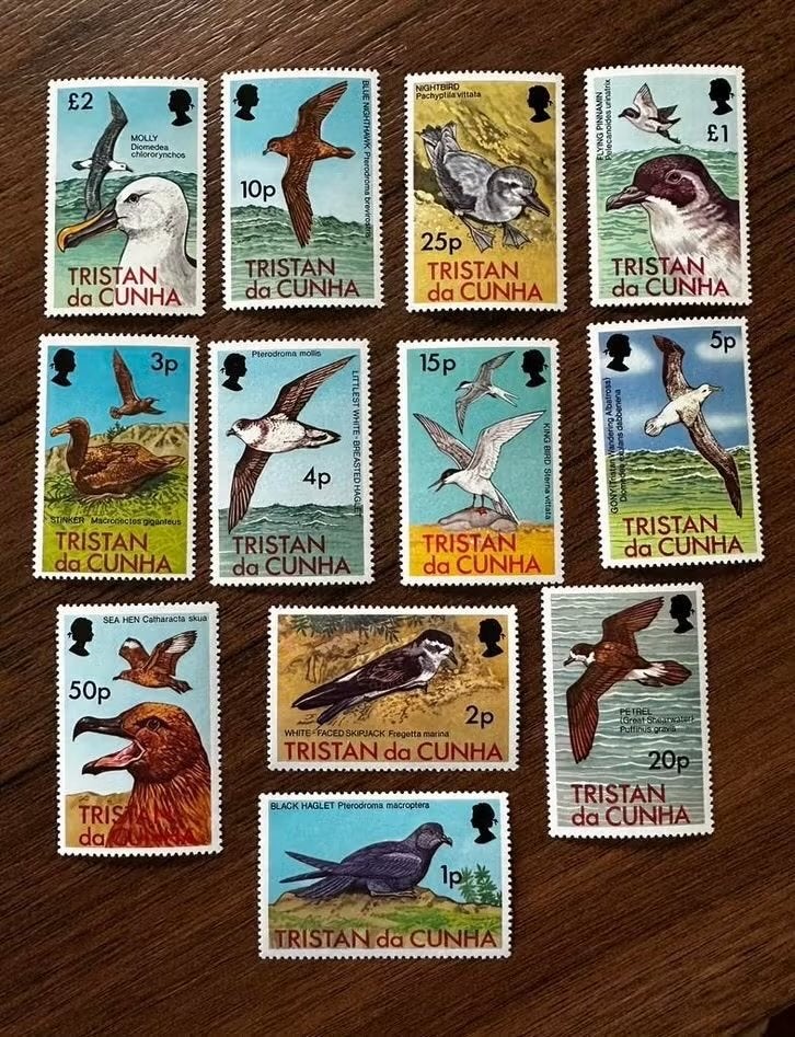 Tristan da Cunha 1977 vogels postfris postzegels set, Ophalen of Verzenden, Postfris