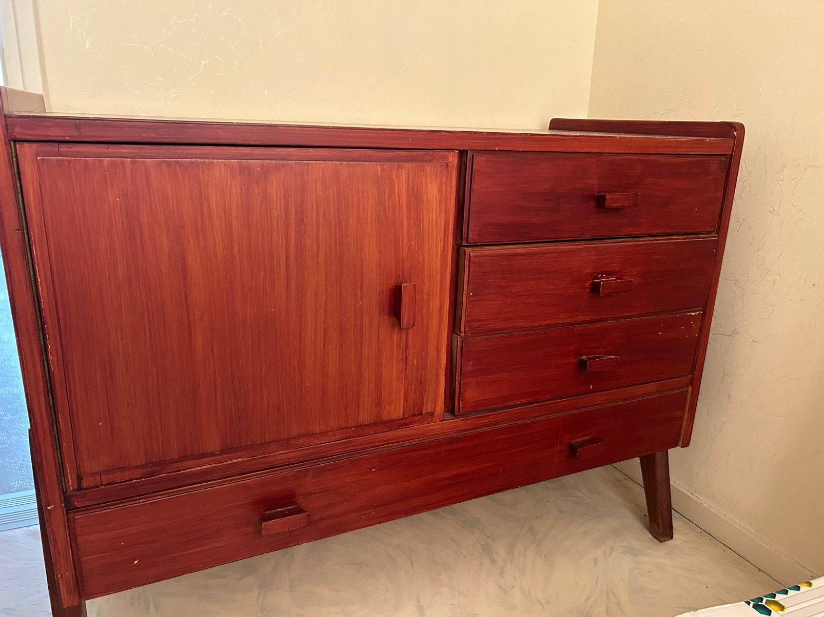 Commode jaren 60, Gebruikt, 100 tot 150 cm, Ophalen of Verzenden, Jaren -60