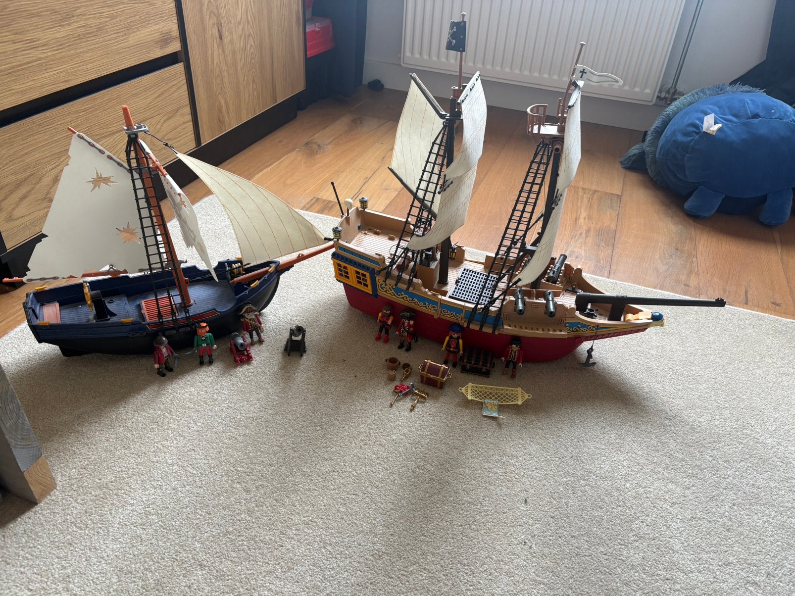 Playmobiel piratenschepen, Kinderen en Baby's, Ophalen of Verzenden, Zo goed als nieuw