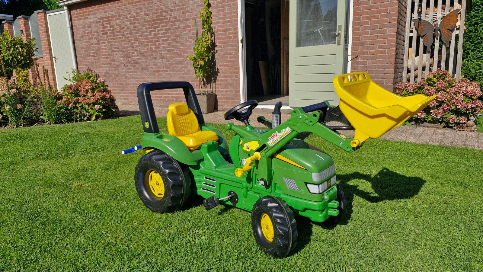 John Deere traptractor met voorlader - Zo goed als nieuw, Ophalen, Zo goed als nieuw, Trapvoertuig