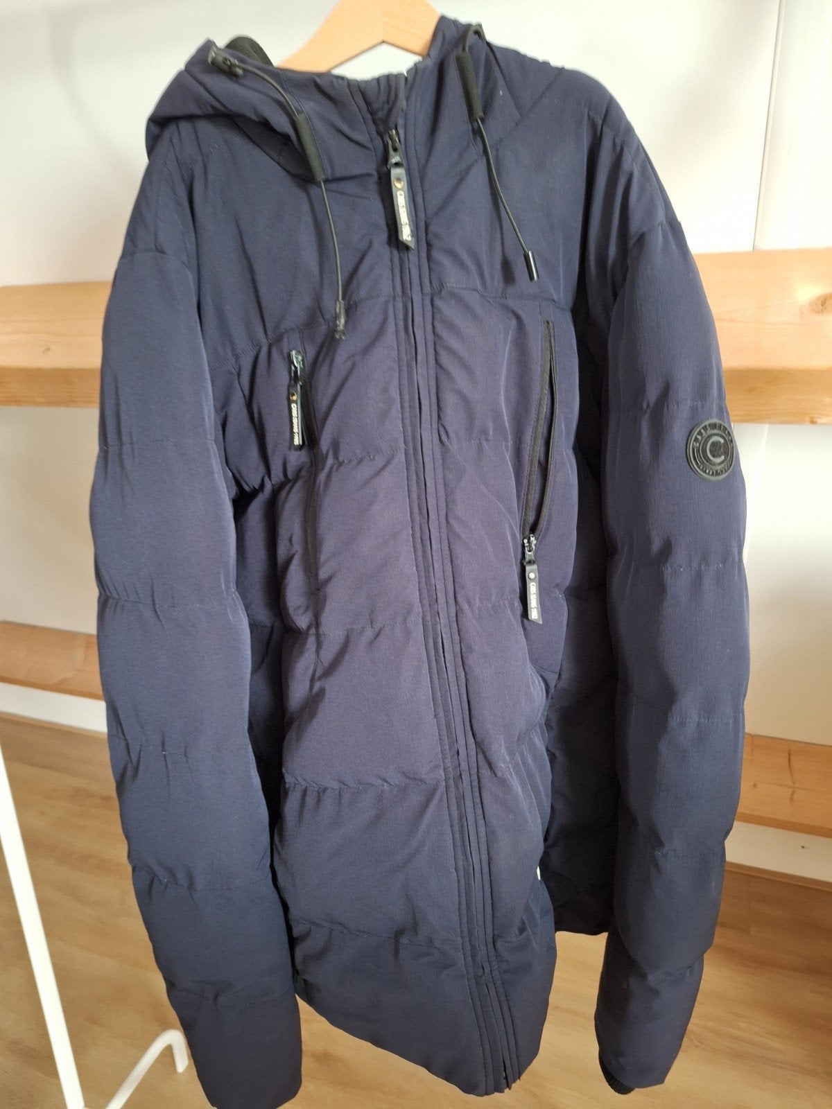 Winterjas Cars maat M, Ophalen, Zo goed als nieuw, Blauw