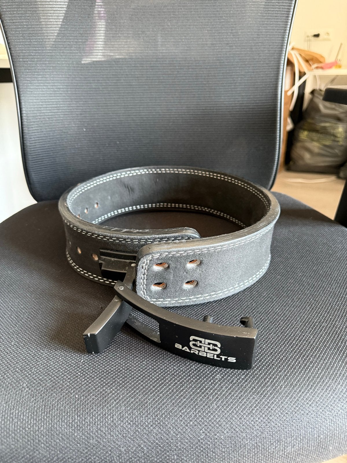 Barbelts Powerlifting Riem - Zo goed als nieuw, Sport en Fitness, Fitnessmaterialen, Ophalen, Zo goed als nieuw, Rug, Overige typen