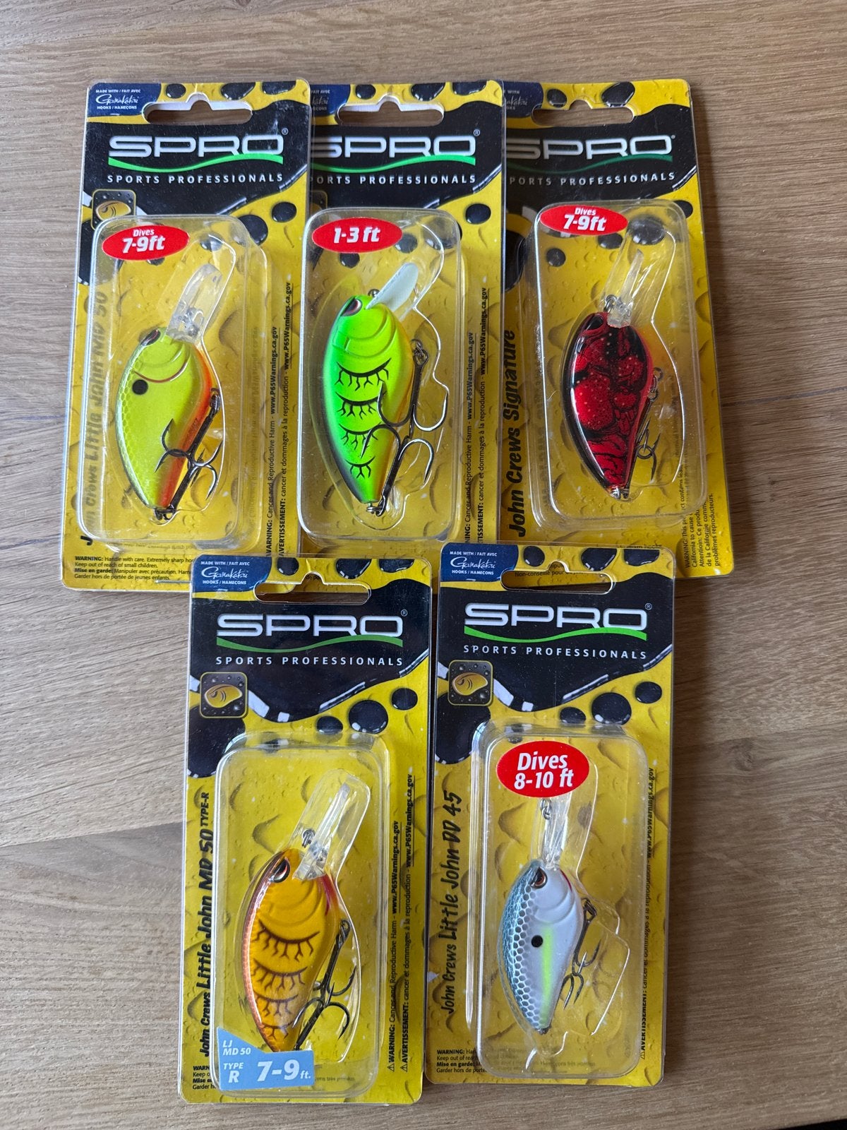 5 Nieuwe Spro John Crews Signature Pluggen, Ophalen of Verzenden, Nieuw