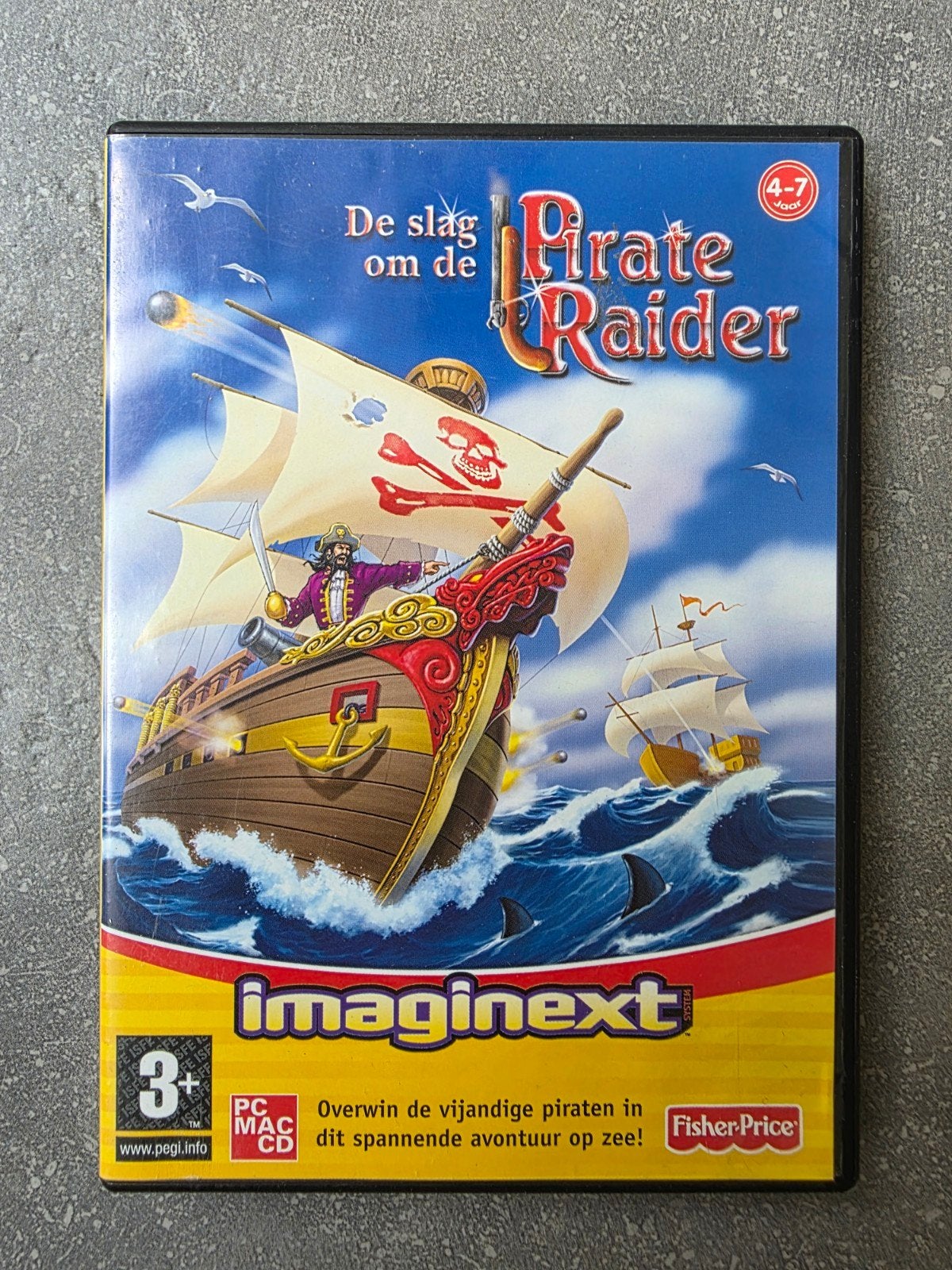 Pc game De slag om de Pirate Raider

Game in een goede staat, 1 speler, Ophalen of Verzenden, Zo goed als nieuw, Vanaf 3 jaar