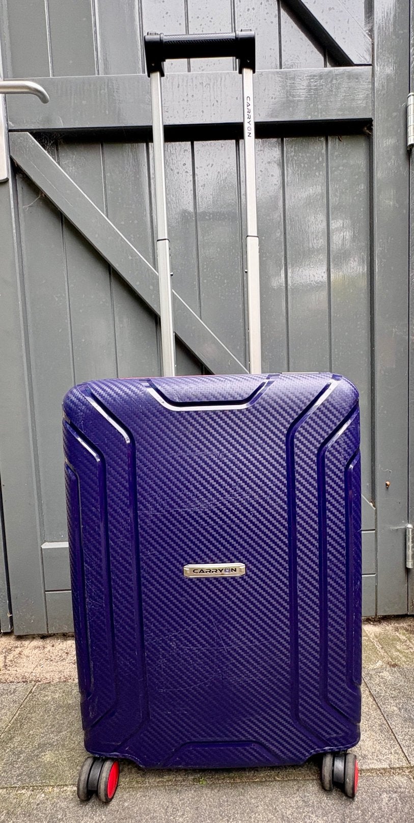 CarryOn Steward Handbagage Koffer – Zonder Rits 55x39x20 cm, Ophalen, 50 tot 60 cm, Hard kunststof, Slot
